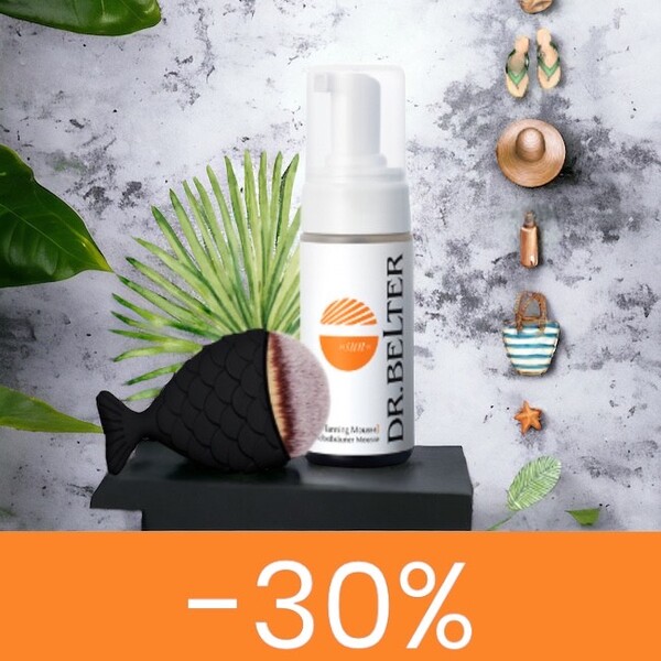 30% kedvezmény SUN SELF-TANNING MOUSSE-set 100ml + ecset - Önbar